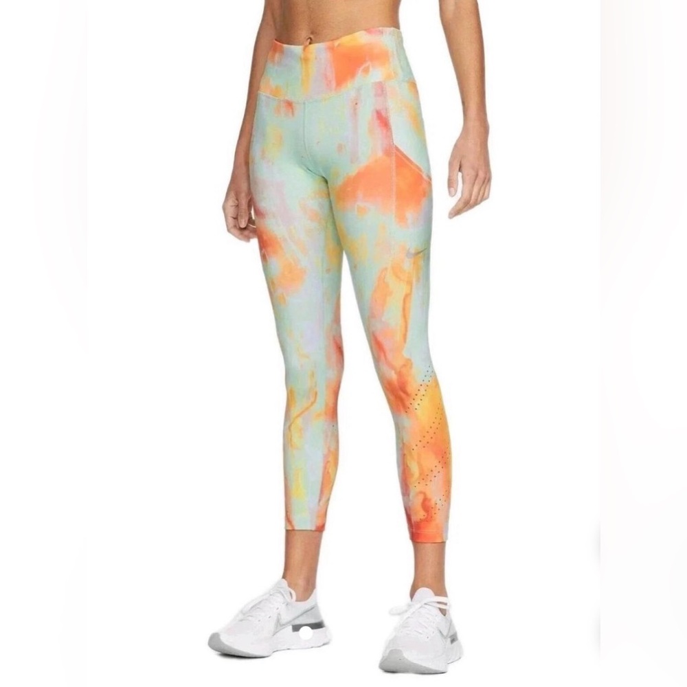 New Nike Dri-Fit Women's Epic Luxe Mid-Rise 7/8 Running Leggings Size XS $110